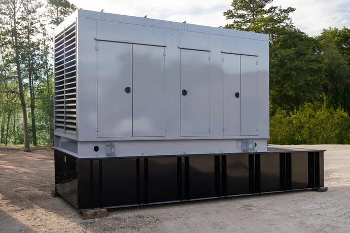 650 KW MTU #650RXC6DT2, generator, weatherproof enclosure, 277/480 Volts, 922 hours, 2008, #091419 - Image 1