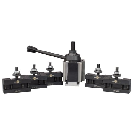 BXA Special #200 Wedge Type Quick Change Toolpost Set w/ Five Tool Holders (251-222-SPECIAL) - Image 1