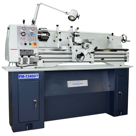 13" x 40" Precision Matthews #PM-1340GT, Ultra Precision Lathe, 6-1/2" swing over cross slide - Image 2
