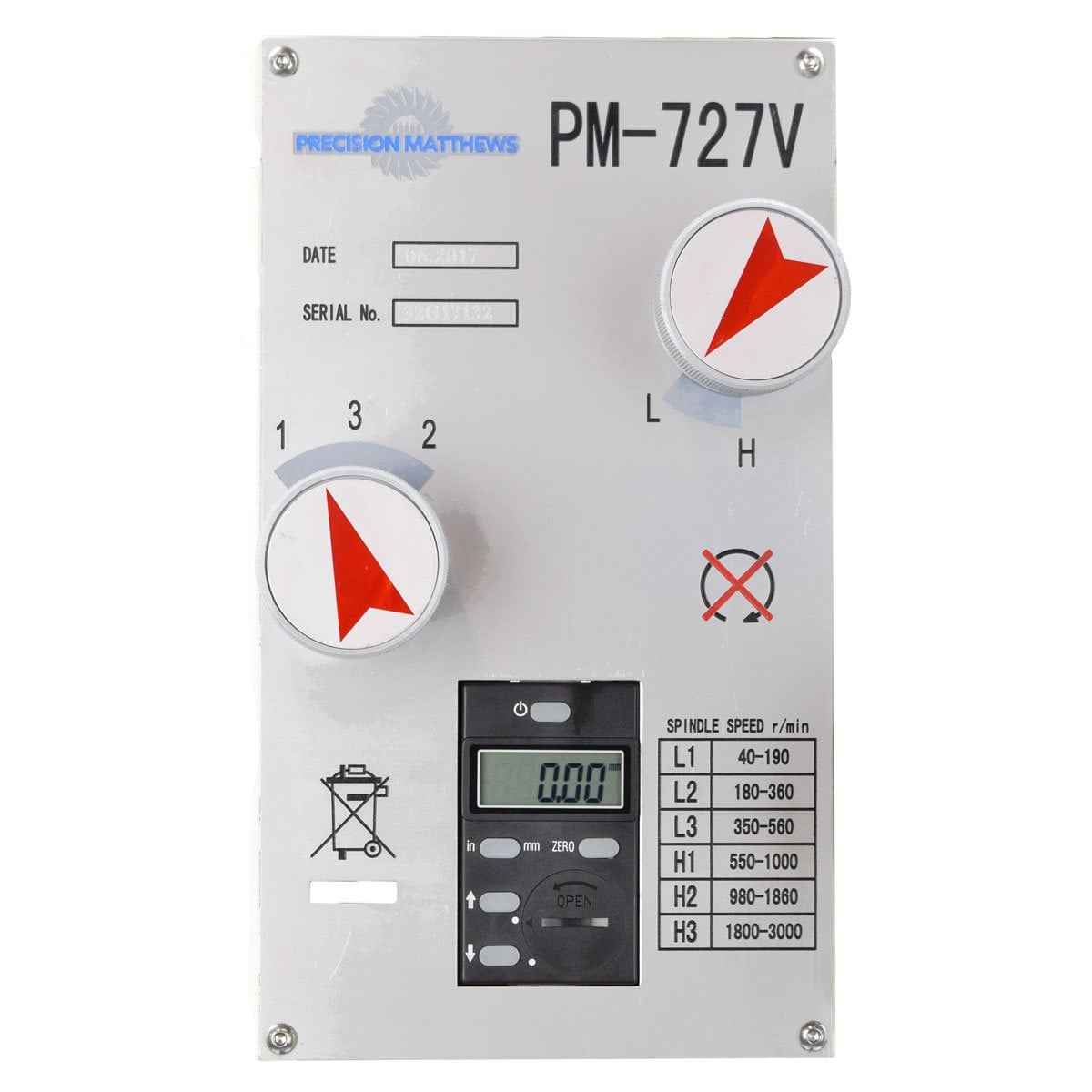 Precision Matthews #PM-727V, Benchtop Milling Machine, 7-1/8" x27-1/2" table, 1.5 HP - Image 8