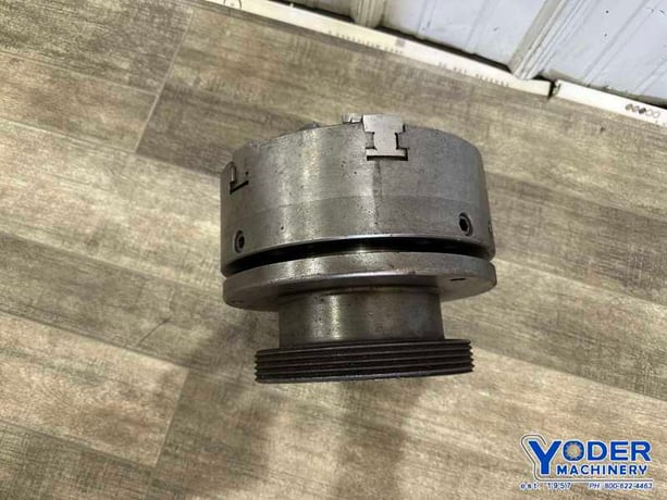 12" 6-Jaw lathe chuck, L2 back plate - Image 4