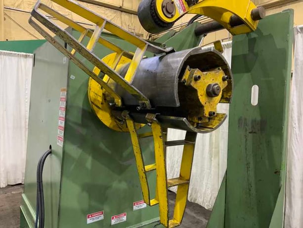 15000 lb. Coe Press Equipment #CPR-PO-15024, coil reel & coil car, 24" mandrel width, 72" outside dimensions - Image 4
