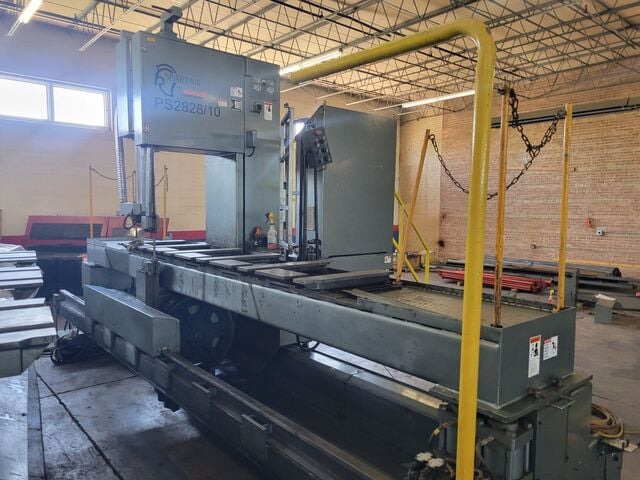 Marvel/Spartan #PS2828/10, 2" x .063" x 22' 3.7"blade, 50-250 fpm,low hour,excellent, 2012 - Image 6