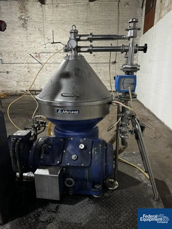 Alfa-Laval #VNPX-510" SGD-34-GS, disc centrifuge clarifier, Stainless Steel bowl, 6235 rpm max bowl speed, 29 - Image 6