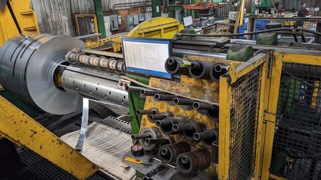 60" x .010 - .135" Herr Voss, Coil Slitting Line, 50000 lb., 570-1920 FPM - Image 7