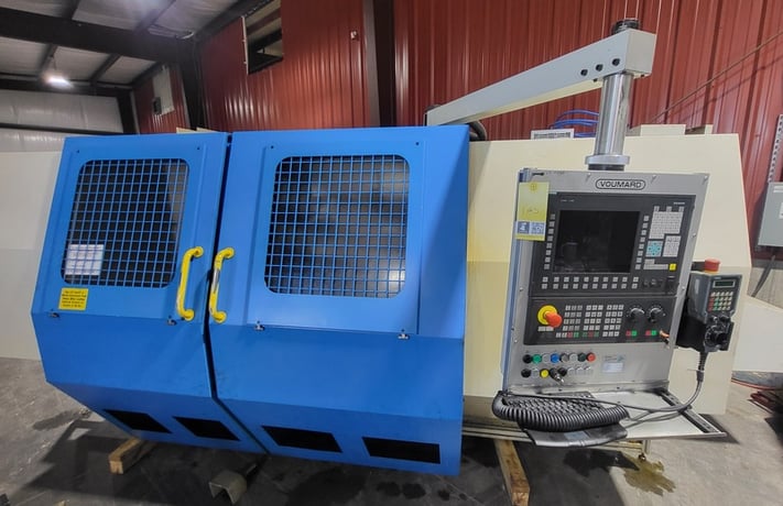 Voumard #CNC-300 type BU-1000-T-L7400, Siemens 840D Control, 4 position turret, 2007 - Image 4
