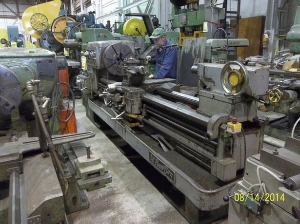 26" x 80" Lodge & Shipley Power Turn 20, Lathe Engine, 20" chk, 20 HP, 1-3/4" spdl.bore - Image 1