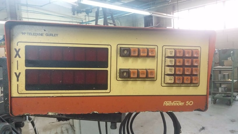 Bridgeport #Series-I, milling machine, 9" x42" table, 2 HP, 2-Axis digital read out, vari-speed head - Image 2
