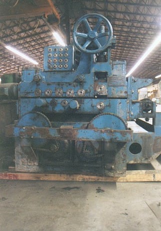 48" x .187" McKay, 11 roll starightener, variable speed, 30" passline, (2) entry pinch rolls, 4.25" diameter - Image 4