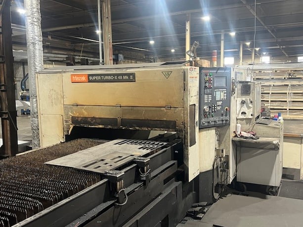 Mazak #Super-Turbo-X48-MKII, Laser Cutting System, 1500 watt, 4' x 8', Mazatrol L32B Control, 2006 - Image 1