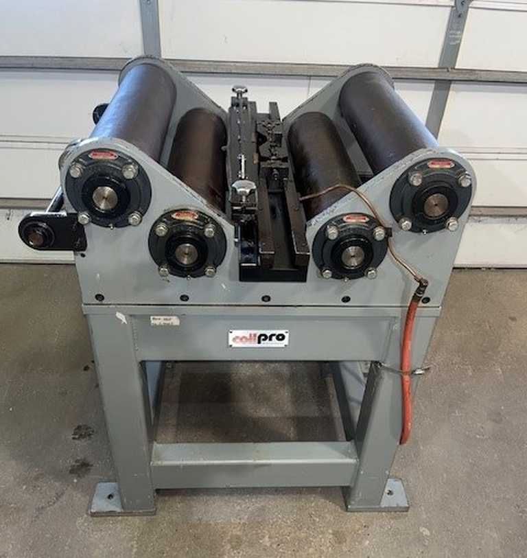 Coil Pro Skiver, adjustable edge guides, 6" dia. x 24" face entry & exit rills, 40.5" passline - Image 1