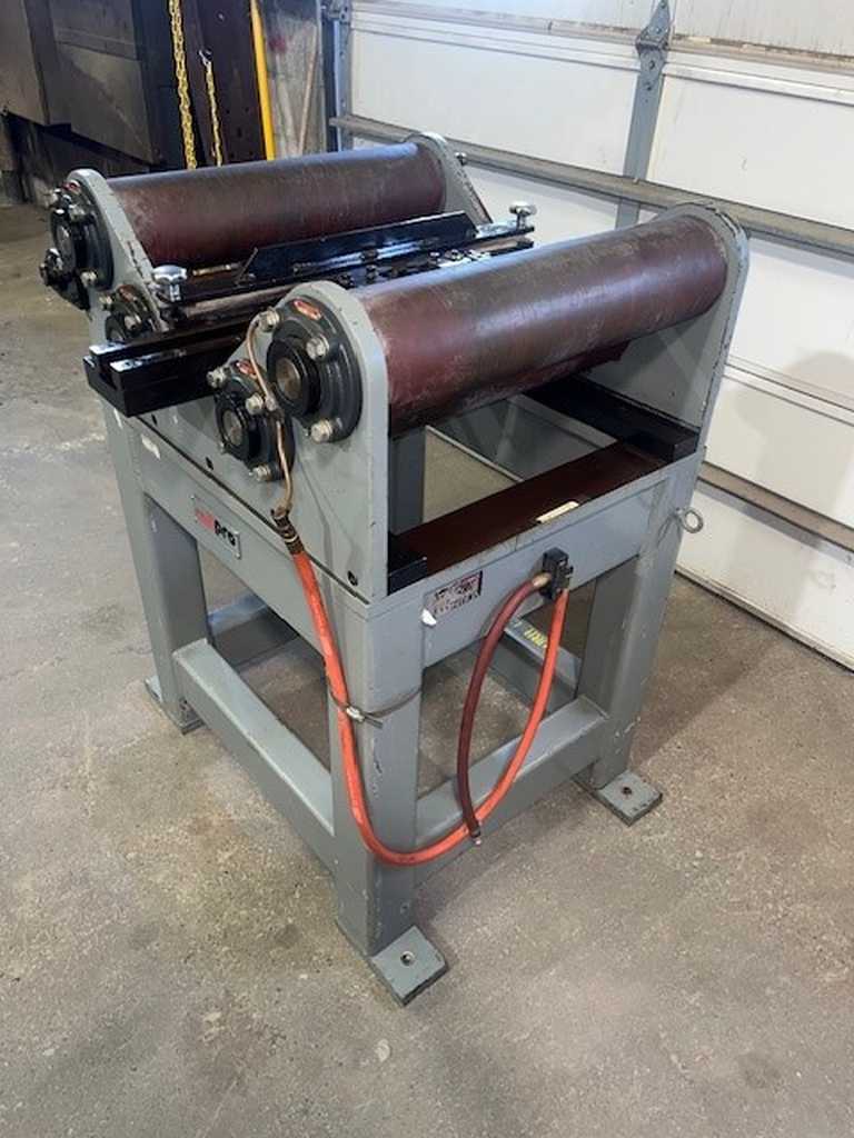 Coil Pro Skiver, adjustable edge guides, 6" dia. x 24" face entry & exit rills, 40.5" passline - Image 5