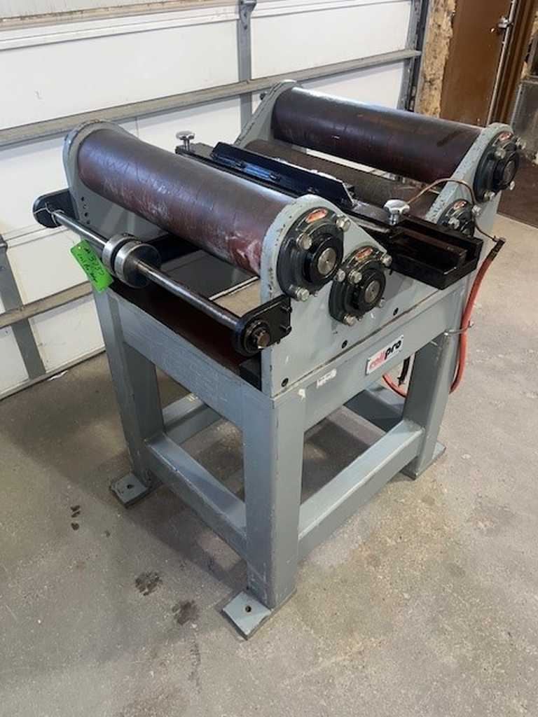 Coil Pro Skiver, adjustable edge guides, 6" dia. x 24" face entry & exit rills, 40.5" passline - Image 6