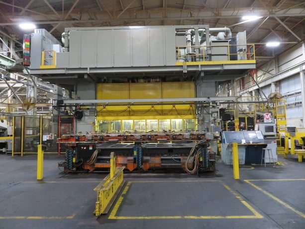 2000 Ton, Verson #TL-SE4-2000, transfer press, 30" stroke, 60" Shut Height, 12-24 SPM, 240" x108" die space - Image 1