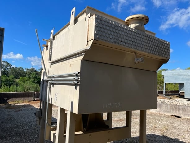 7300 sq.ft., 275 psi, Fabsco, forced draft air fin, 350 squaring ft. bare, 7300 squaring ft. extended, 1985 - Image 5