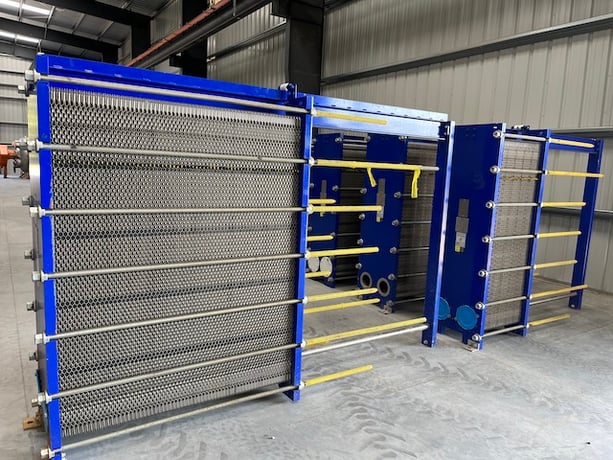 1099 sq.ft., Kelvion, NF150LBA15, Plate Heat Exchanger, 316L Stainless Steel, 145 psig @ 230&deg;F, 2021 - Image 8