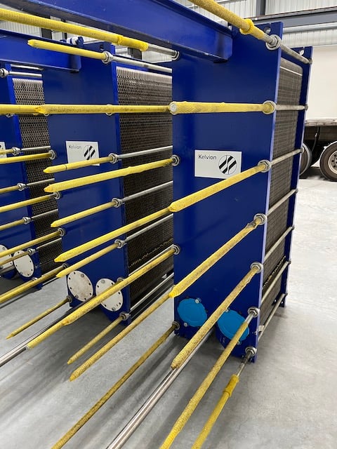 596 sq.ft., Kelvion, NF150LBA150, plate heat exchanger, 316L Stainless Steel plates, 145 psig @ 230°F - Image 10