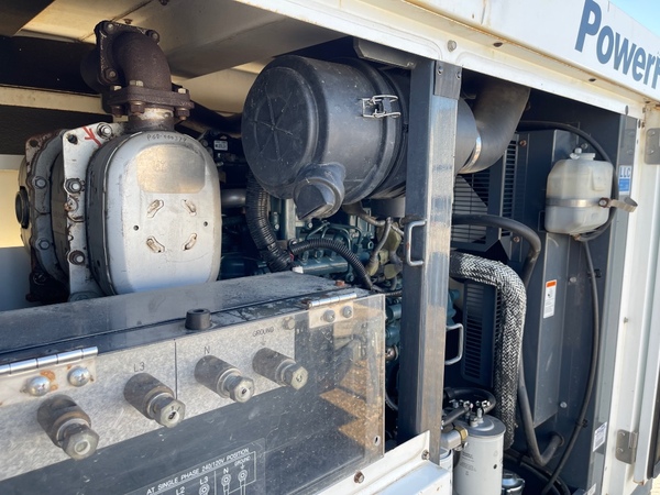 54 KW Airman PowerPro #SDG65S, trailer mounted, sound attenuated enclosure, 120/240/208/277/480 Volts, 7420 - Image 2
