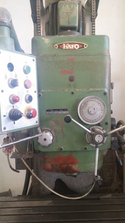 Kafo, Bed-Type Vertical Milling Machine, 18" depth x 75" width Table, 16 Speeds, 10 HP - Image 7