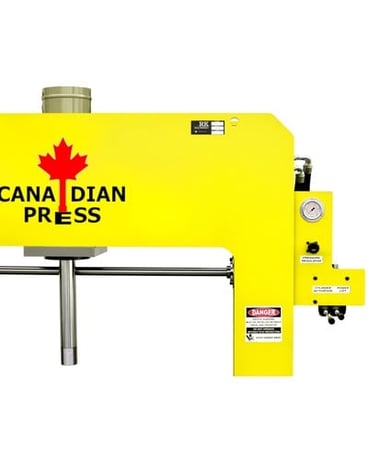 50 Ton, MachineCo (Canadian Press Division) #HFP-50, H-Frame Hydraulic Press, 16" Stroke, 7" Bore, 3" Rod - Image 3