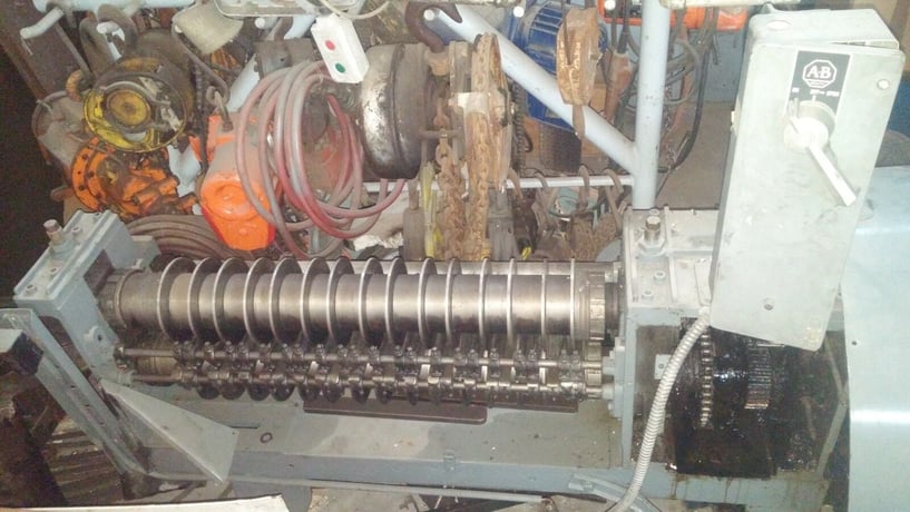 4 5" x 5" Slitter, 20 gauge and up capacity, 43.5" Sheet width, 4" diameter Shaft, 15 blades, 600 V - Image 5