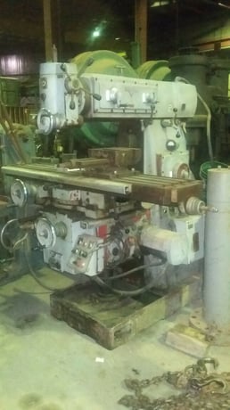 Varnamo #FU-3, Horizontal & Vertical Milling Machine w/Motorized Overarm, 60" x 12" width Table - Image 1