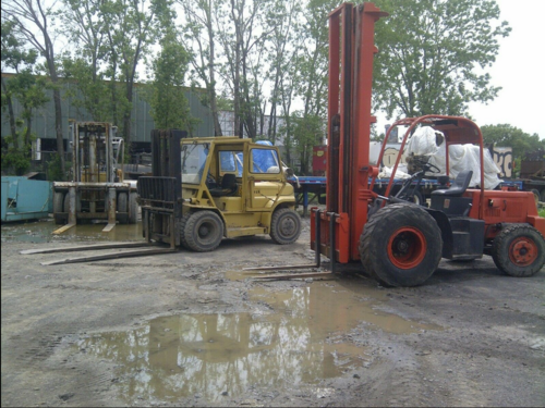 6000 lb. Champ, Forklift, Hi-Lift, Tractor Tires, towable, 25'-30' Lift height, double Mast, 12 V - Image 7
