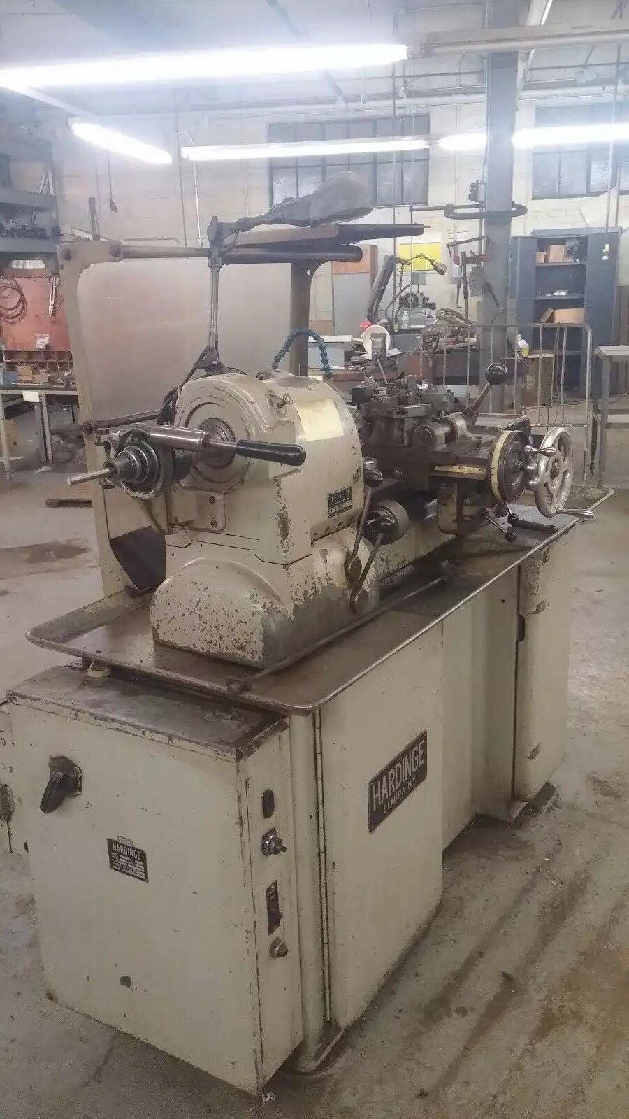 Hardinge #HC-CF, Precision Chucker Lathe, 5" 3-Jaw Chuck, 13" between centers, 1 HP, 550 V - Image 5