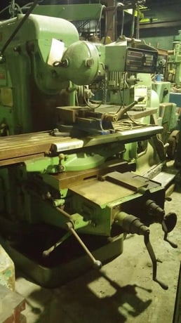 Parkson #3N, Universal Mill w/2-Axis digital read out, Vertical Head, 60" Table - Image 3