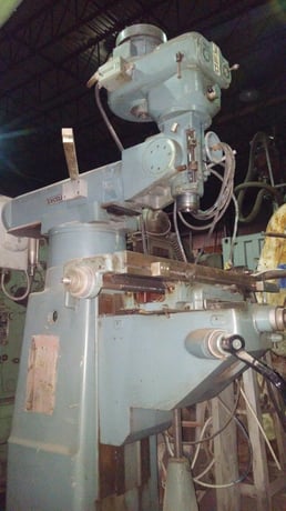 Ex-Cell-O #602, Vertical Milling Machine, Ram-Type, 36" L Table, #40 Spindle nose taper, 52" F-B x 88" H - Image 2