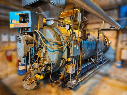 200 HP Cleaver-Brooks #CB-200-200, Steam Boiler, 150 psi, 460 Volts, 1984 - Image 1