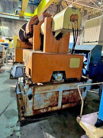 40000 lb. Automatic Feed Co., Double-End Uncoiler, 60" outside dimensions, 20"-24" ID, hydraulic expansion - Image 3