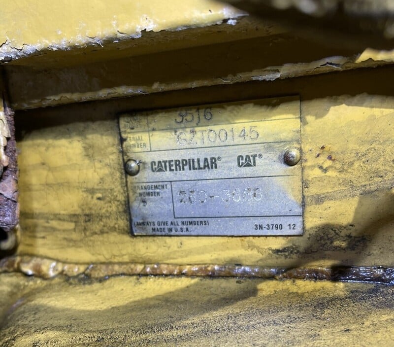 1450 KW Caterpillar #3516BHD, diesel generator, skid mounted, 4160 Volts, 24283 hours, 2008 - Image 4