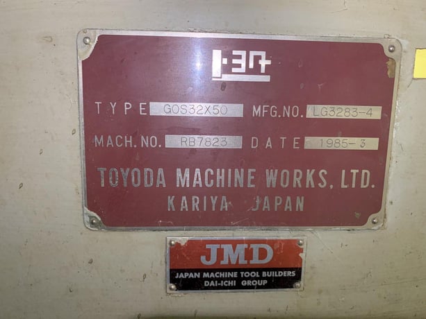 12" x 20" Toyoda #GOS32X50, cylindrical grinder, 16" wheel, 5 HP, coolant system - Image 10