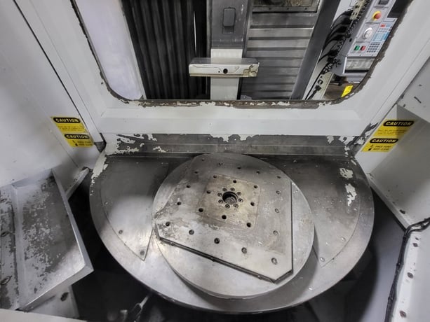 Haas #HS-1RP, 3+1-Axis CNC horizontal machining center with 2 pallets, 24" X, 20" Y, 22" Z, 24 automatic tool - Image 9