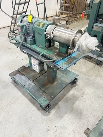 Gala #6, underwater pelletizing line, operator control panel w/cutter head drive, spin dryer - Image 1