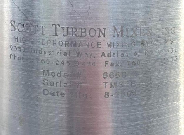 400 gallon Feldmeier, jacketed mix tank w/60 HP shear mixer, Stainless Steel construction, Dish bottom open - Image 5
