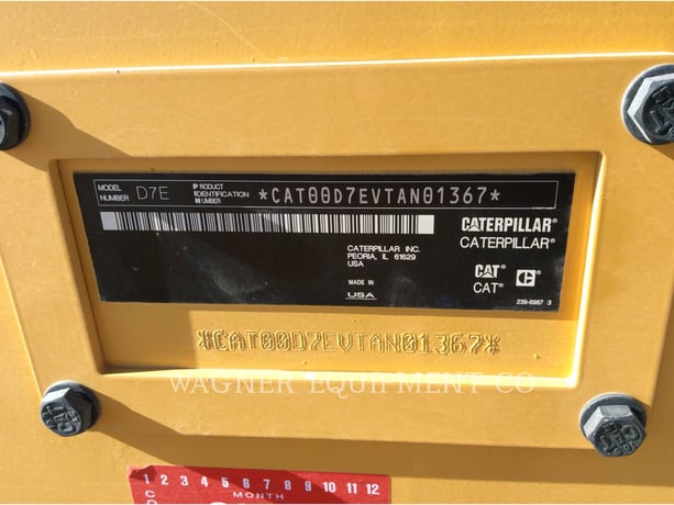 Caterpillar D7E, Crawler Dozer, 2984 hours, S/N: TAN01367, 2014 - Image 5
