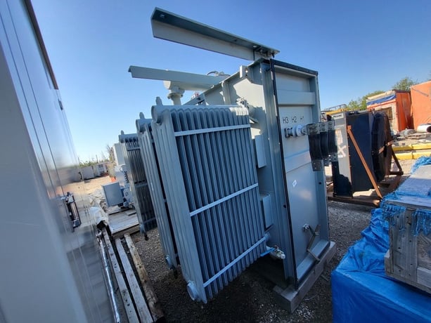 3000/3990 KVA 4160 Primary, 600/346 Secondary, General Electric Prolec, oil filled transformer, 2009 - Image 8