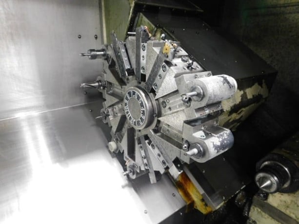 Ikegai #Genesis-1208, CNC lathe, 21.85" swing, 3-jaw 8" chuck, 2" bar, 12 turret stations, 2000 - Image 4
