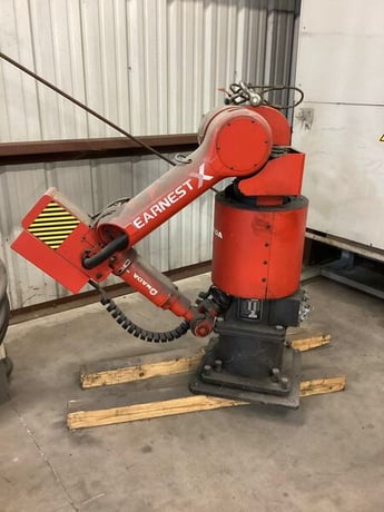 88 Ton, Amada #8025 Astro 100 Robotic Press Brake, 8' overall, 86.6" between housing, AMNC/RML39BM CNC Control - Image 2