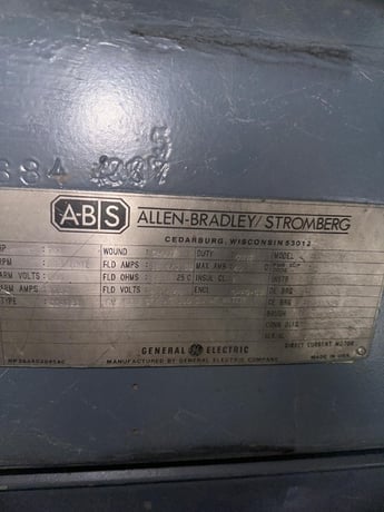 700 HP 293/1091 RPM Allen-Bradley, shunt, SPFG-SV, 500 VA - Image 2