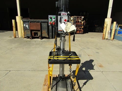 Jet #GHD-20PFT, geared head drilling/tapping drill press with power downfeed - Image 4