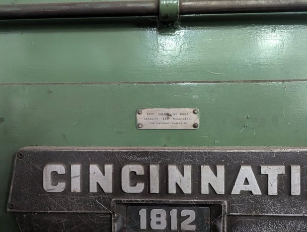 1/4" X 12' Cincinnati #1812, Continental Stacker, 60 SPM, 10-15 HP - Image 3