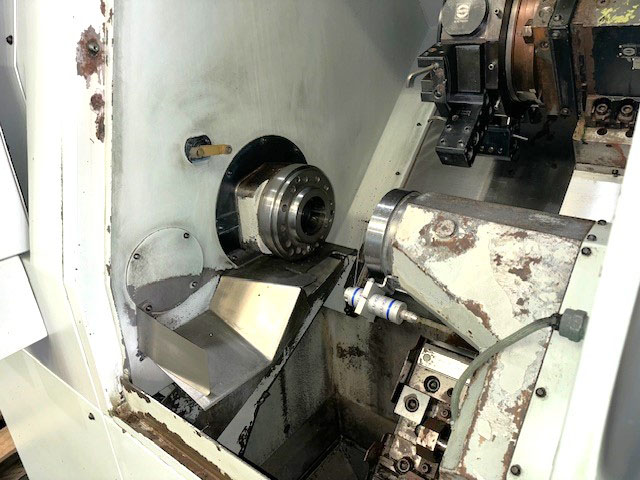 Hardinge #Elite-51-MS, CNC lathe, 18" swing, 2" bar, 16" centers, A2-6, 12 turret, 25 HP, 5000 RPM, FANUC - Image 1