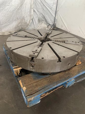 44" 4-jaw Lathe Chuck. Stock # 0998624. - Image 1