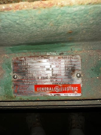 250 HP 1190 RPM General Electric, Frame 5011L, TEFC, 2300 Volts - Image 1