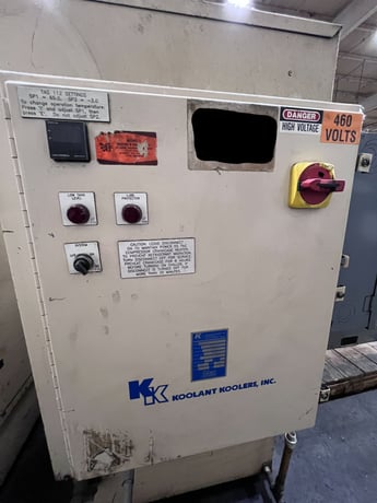 Koolant Koolers #SCV-20000-PR-NF, chiller, 20 HP compressor, 3 HP pump, R-22 refrigerant, 44.6 Amp. - Image 4