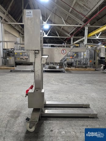 Fette, Turret Lift, Stainless Steel, 600 kg capacity, unit# 81, built 1993 - Image 4