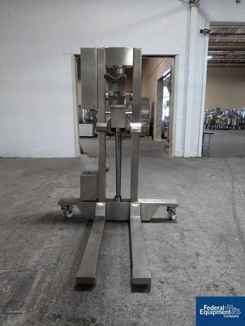 Fette, Turret Lift, Stainless Steel, 600 kg capacity, unit# 81, built 1993 - Image 5